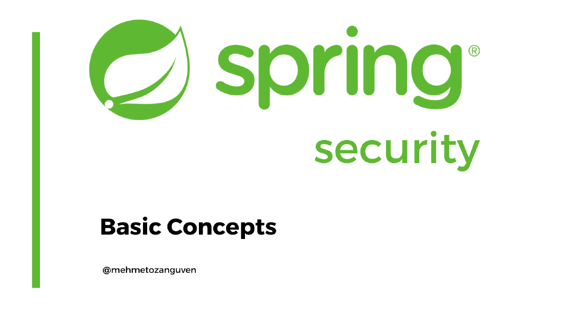 Spring Security -- 1) Basic Concepts
